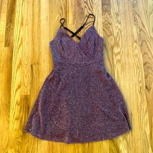 Lulu’s size XS sparkly dress worn once.